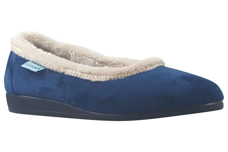Lunar Mabel II KLA226 Blue Womens Slippers