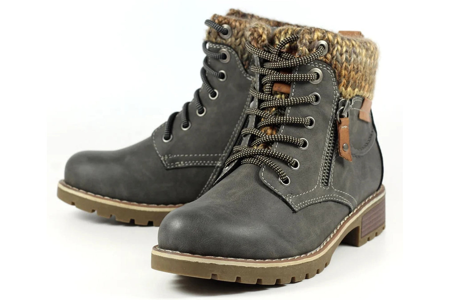 Lunar Millie GLB123 Grey Womens Boots