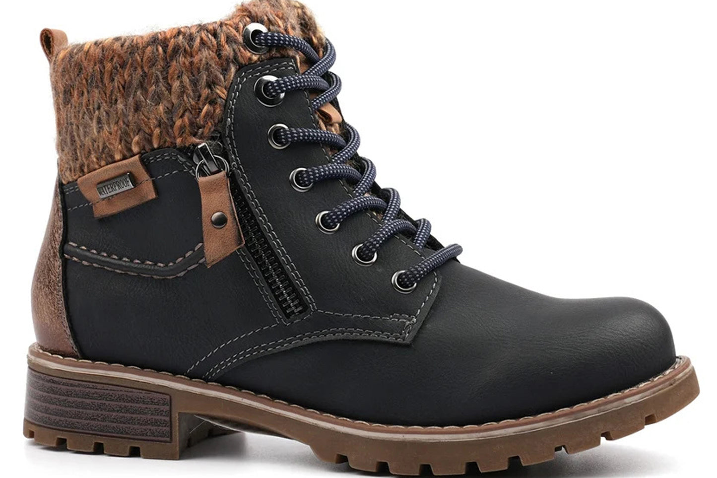 Lunar Millie GLB123 Navy Womens Boots