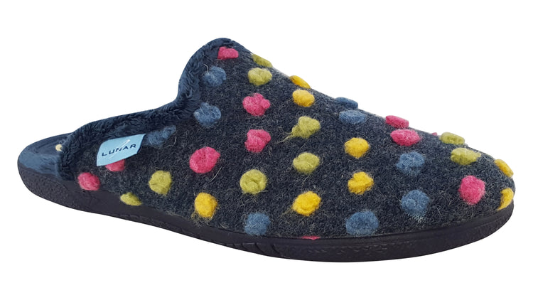 Lunar Montreal KLA126 Blue Womens Slippers