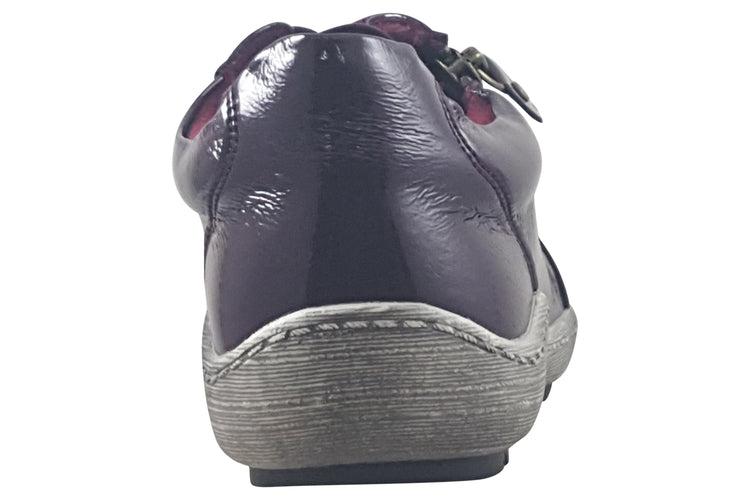 Lunar Napier FLB105 Burgundy Womens Fashion Trainers