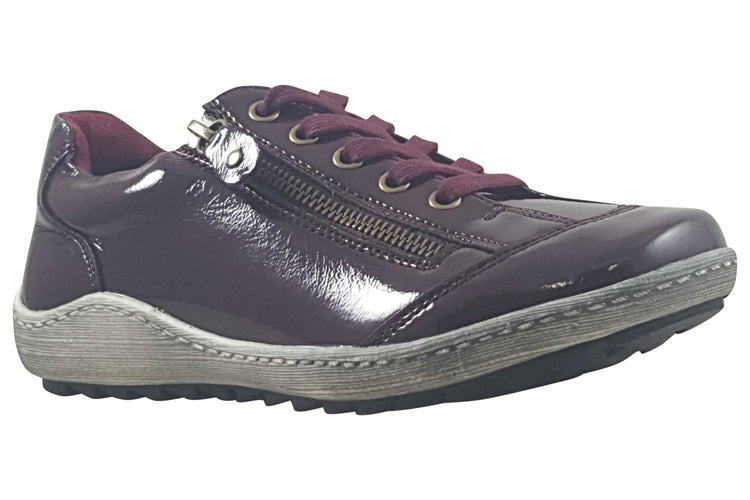 Lunar Napier FLB105 Burgundy Womens Fashion Trainers