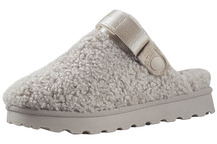 Lunar Naples KLZ002 Beige Womens Slippers