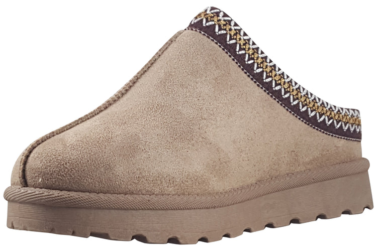 Lunar Nepal KLZ003 Mink Womens Slippers