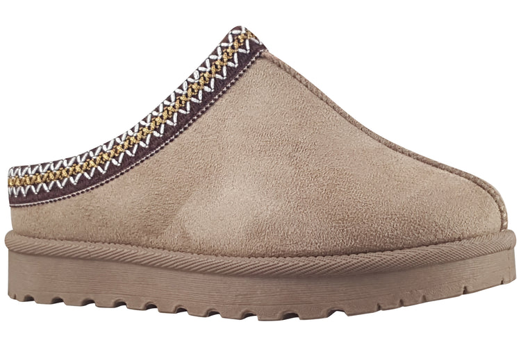 Lunar Nepal KLZ003 Mink Womens Slippers