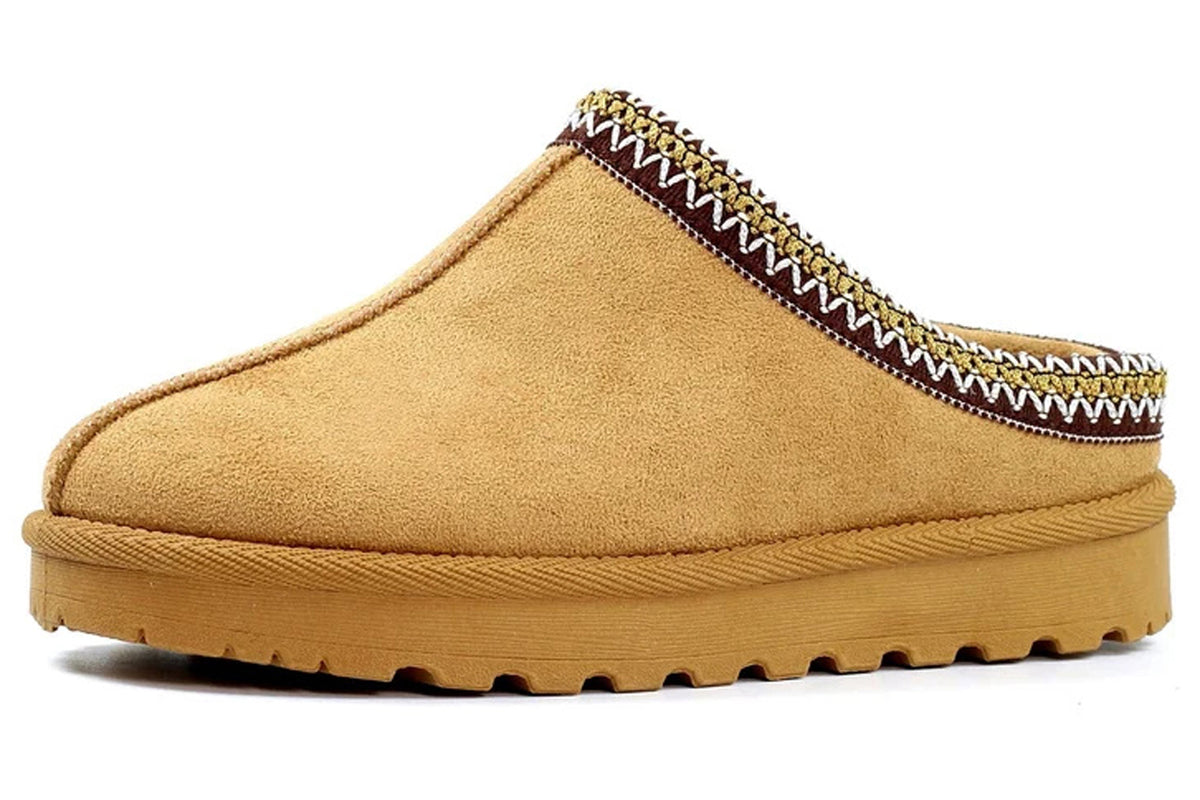 Lunar Nepal KLZ003 Tan Womens Slippers