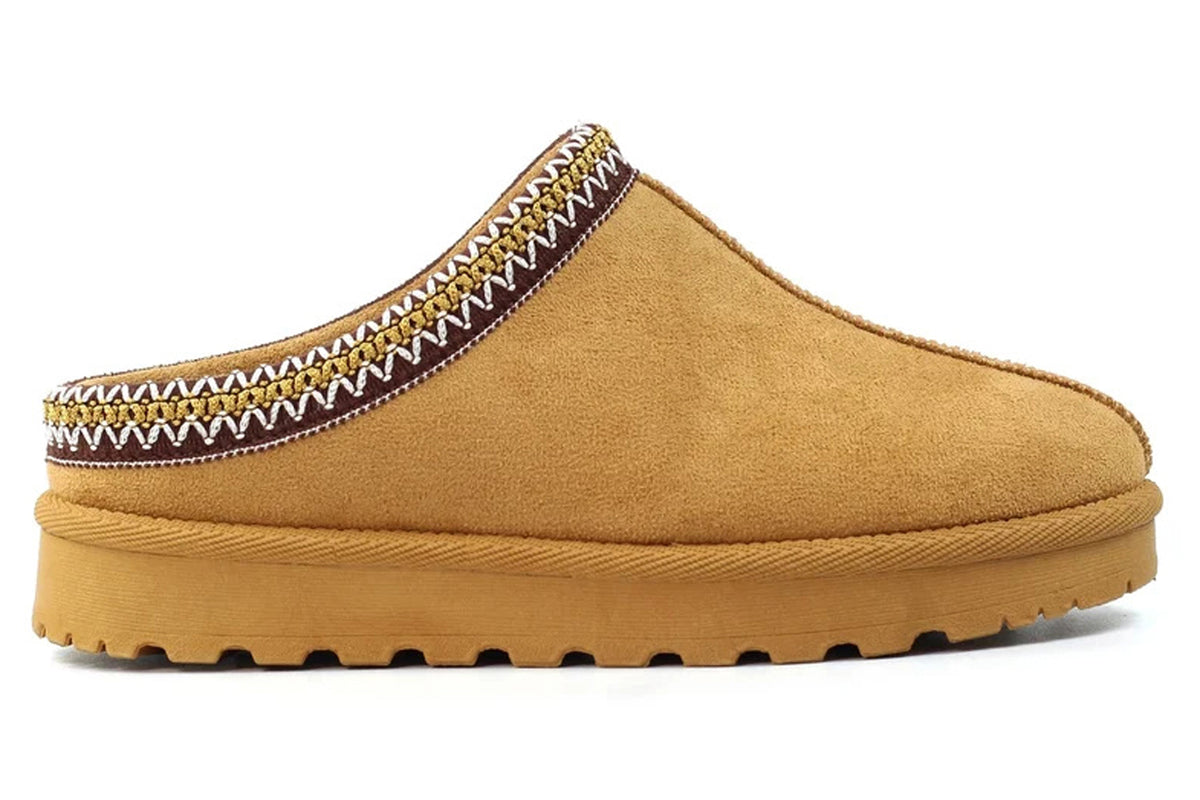 Lunar Nepal KLZ003 Tan Womens Slippers