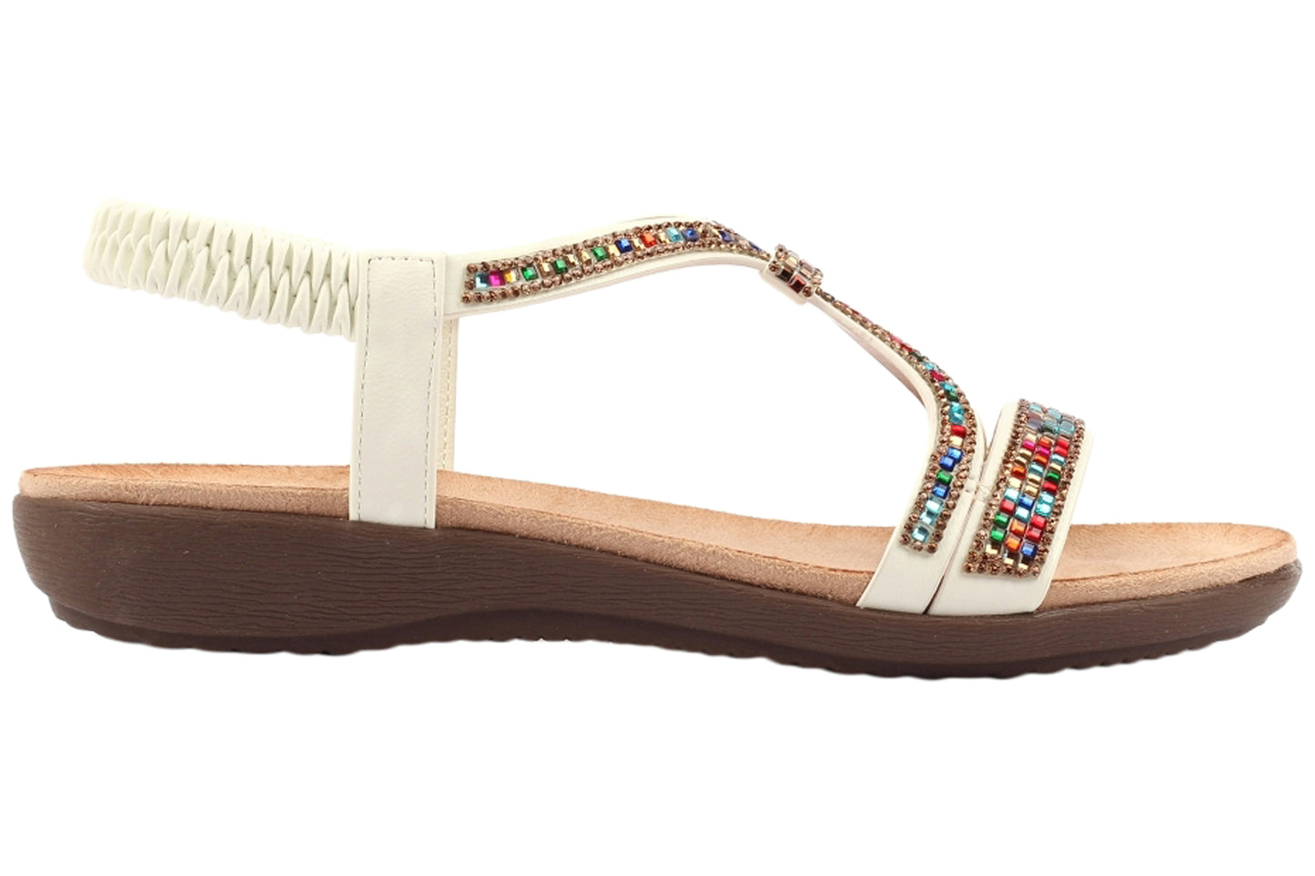 Lunar Novi JLH564WT White Womens Sandals