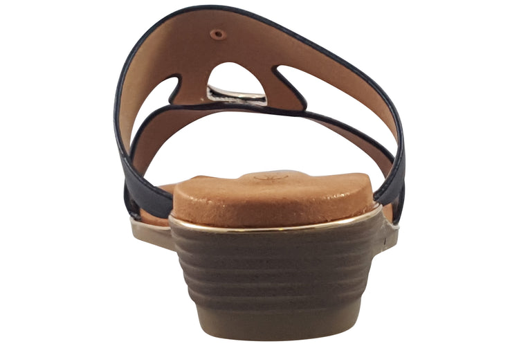 Lunar Paradise JLH523 Black Womens Sandals
