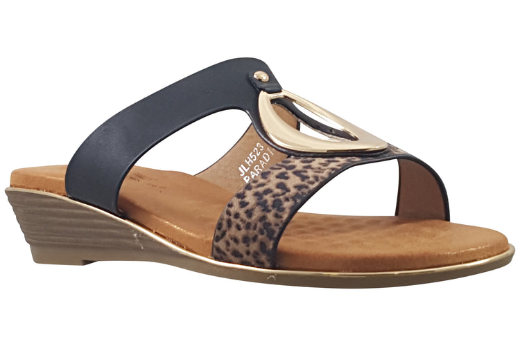 Lunar Paradise JLH523 Black Womens Sandals