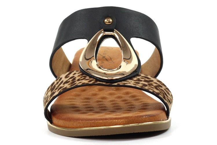 Lunar Paradise JLH523 Black Womens Sandals