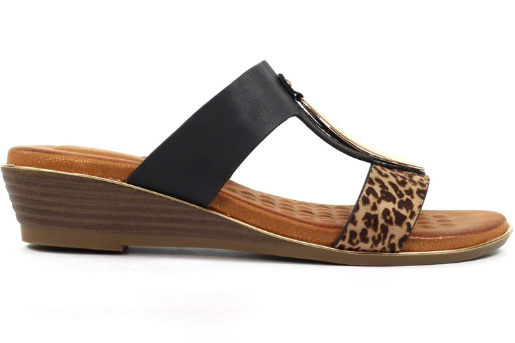 Lunar Paradise JLH523 Black Womens Sandals
