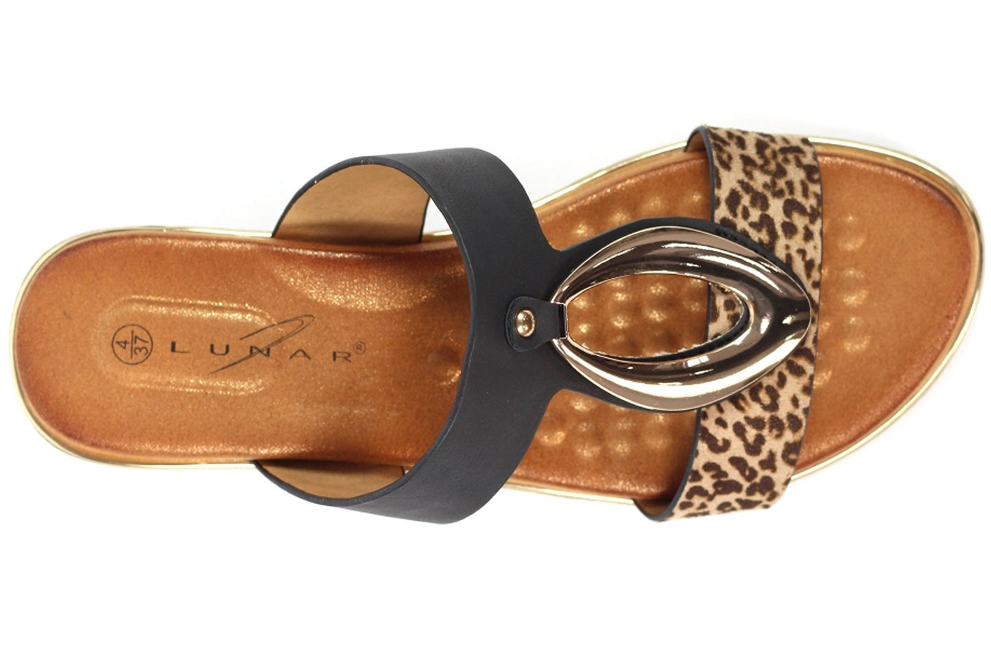 Lunar Paradise JLH523 Black Womens Sandals
