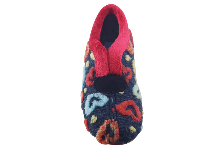 Lunar Penelope KLZ050 Navy Womens Slippers