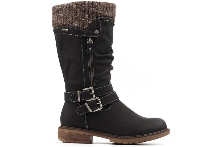 Lunar Peyton GLB134 Black Womens Boots