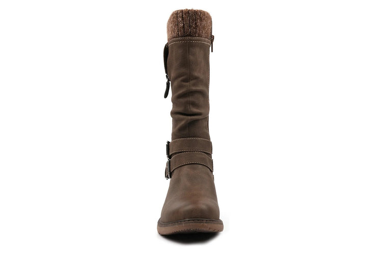 Lunar Peyton GLB134 Taupe Womens Boots