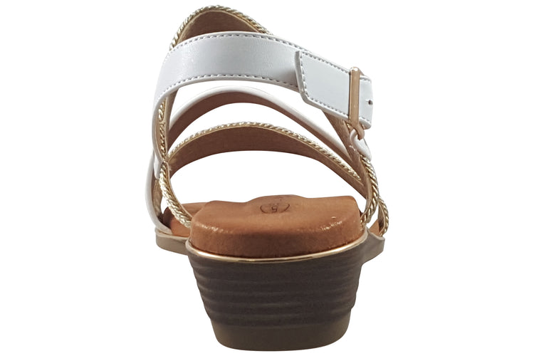 Lunar Pippa JLH500 White Womens Sandals