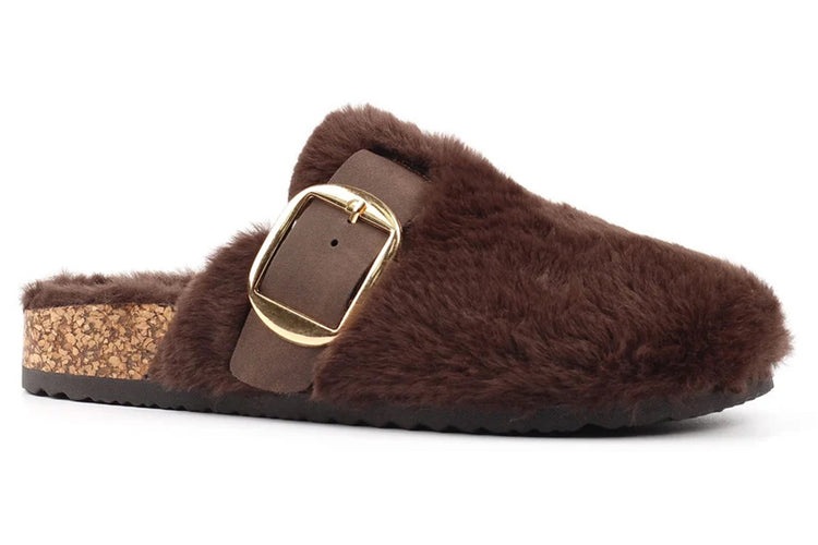 Lunar Rhianna KLC002 Brown Womens Slippers