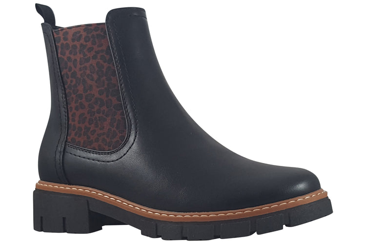 Lunar Ribble GLB225 Black Womens Boots