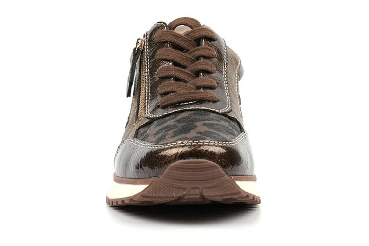 lunar-sally-dlb216-womens-trainers-taupe-front