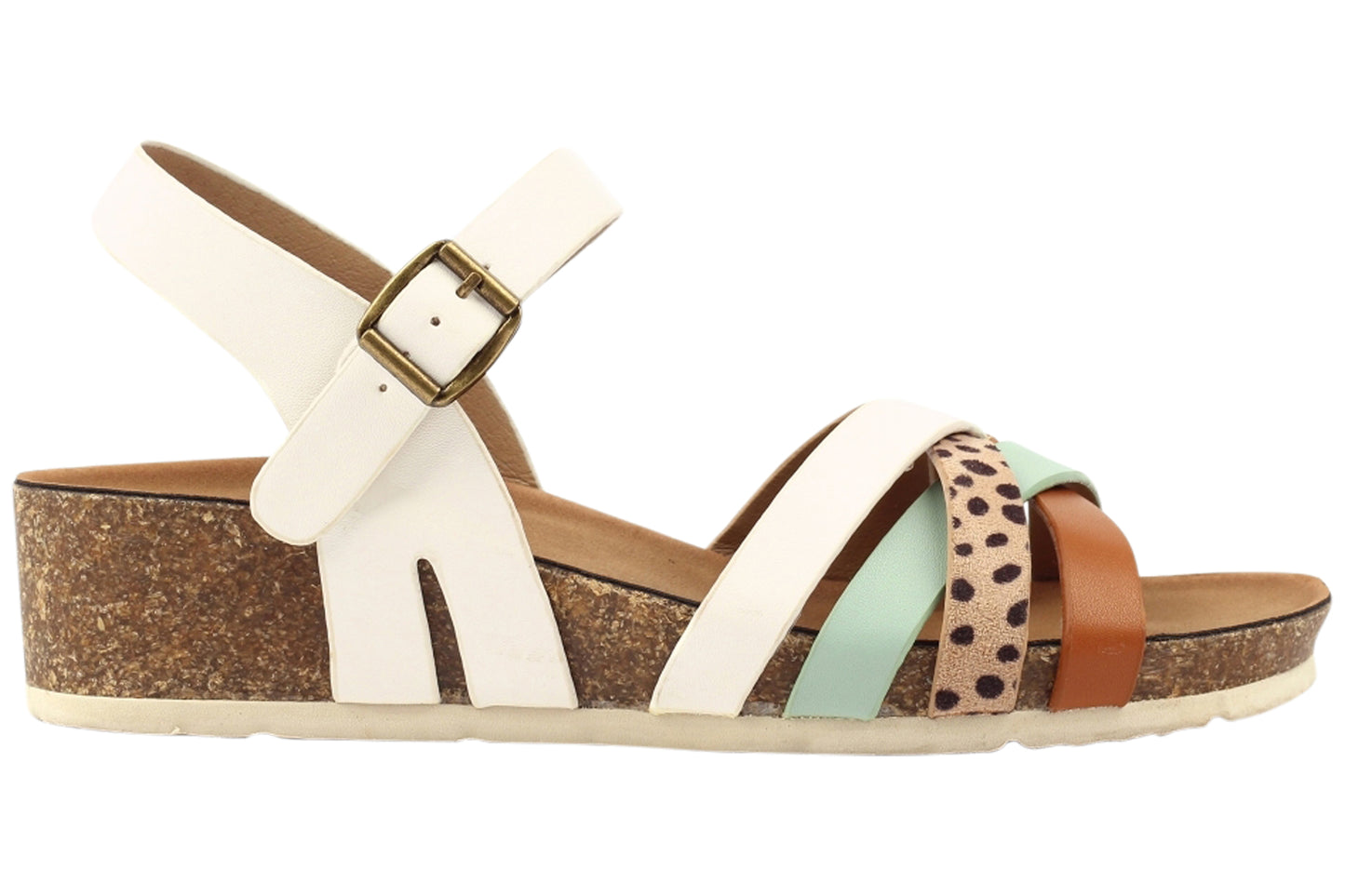 Lunar Selina JLH527WT White Womens Sandals
