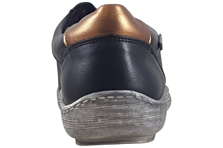 Lunar Sloan DLB082 Black Womens Fashion Trainers
