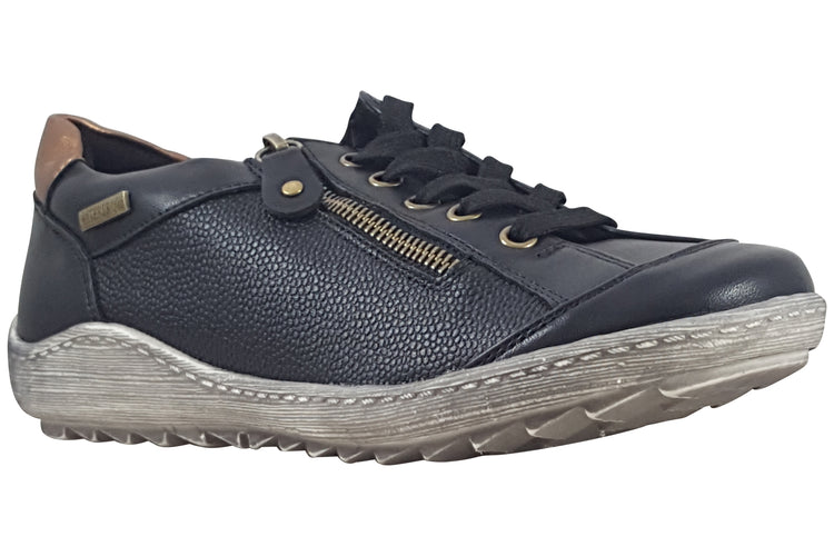 Lunar Sloan DLB082 Black Womens Fashion Trainers