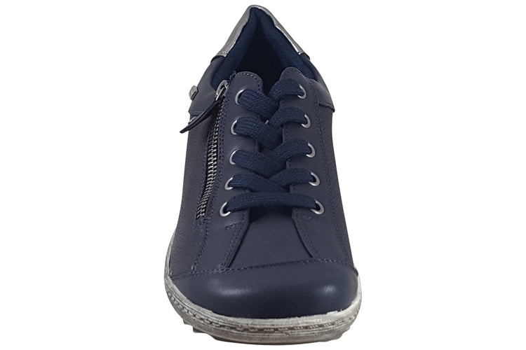 Lunar Sloan DLB082 Navy Womens Fashion Trainers