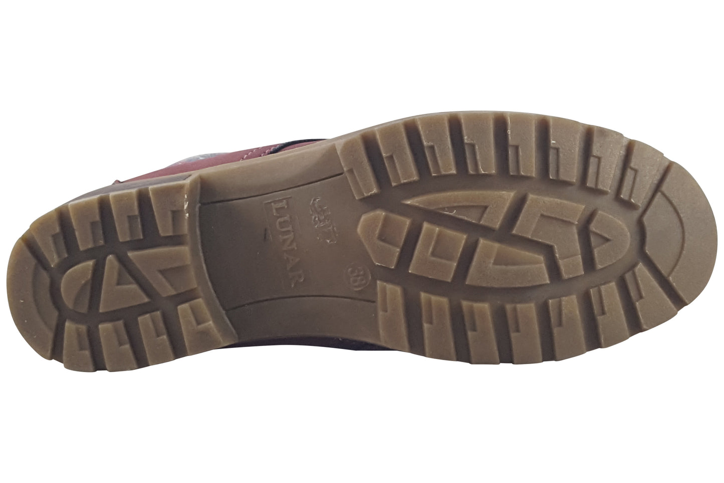 lunar tabasco glb204 burgandy womens boots sole