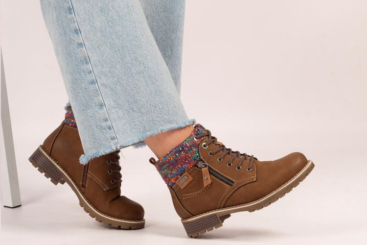 Lunar Tabasco GLB204 Womens Boots Tan