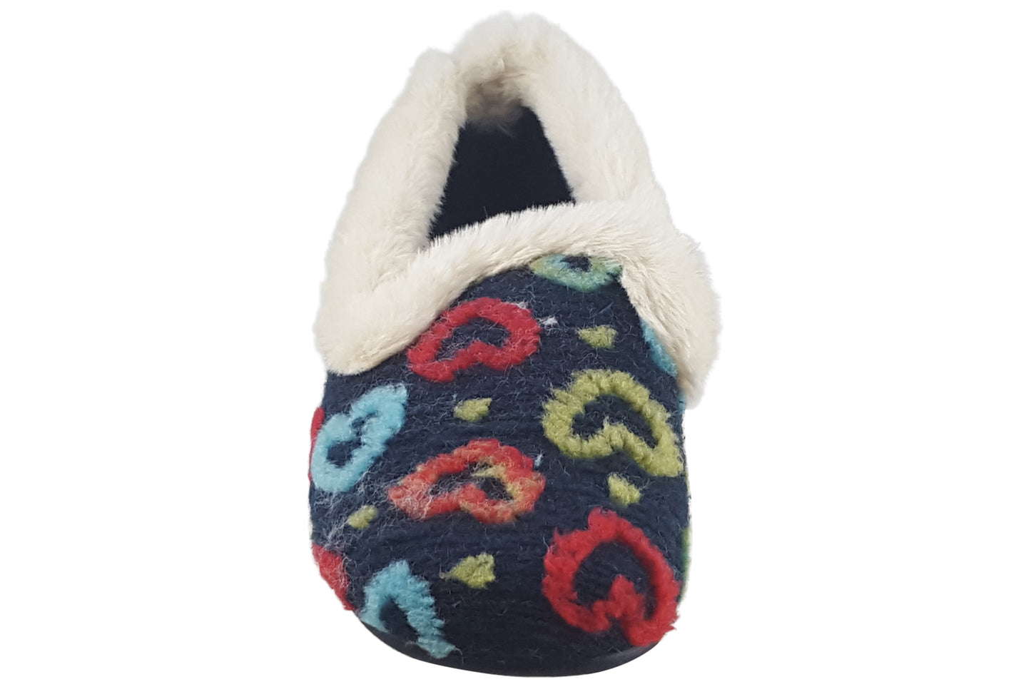 Lunar Truffle KL230 Navy Womens Slippers