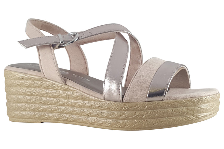 Marco Tozzi Ariana 28375-42 Rose Metallic Womens Sandals