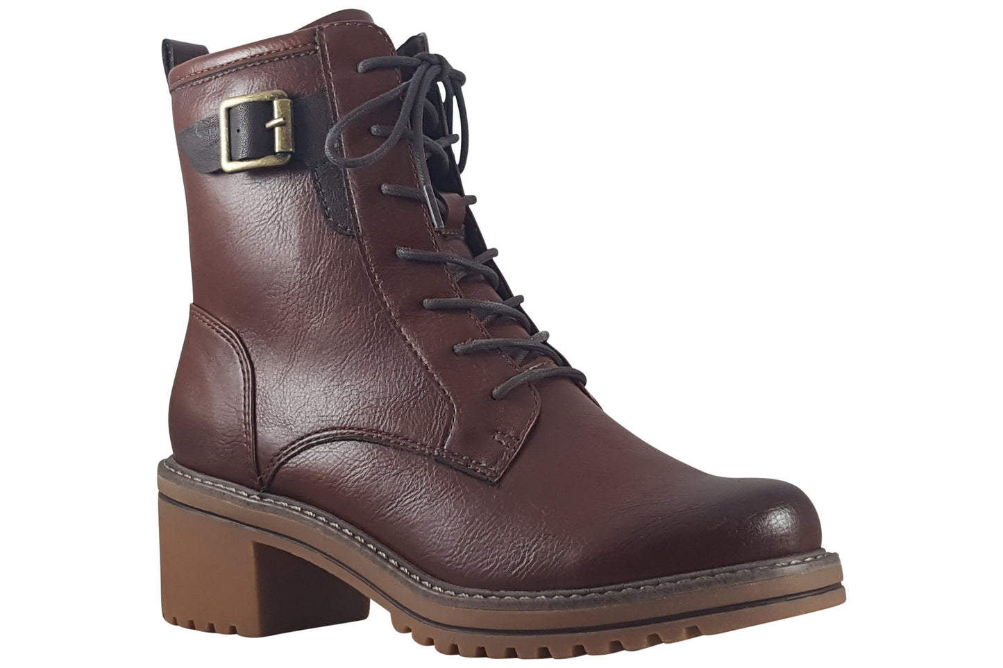 marco tozzi barbs 25213 45 cognac comb womensboots right