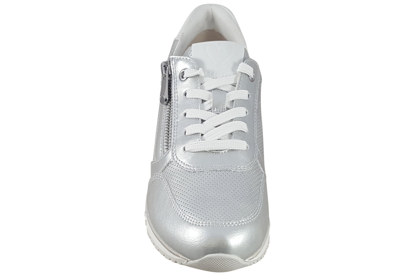 marco tozzi bernadette 6 light grey womens fashion trainers top