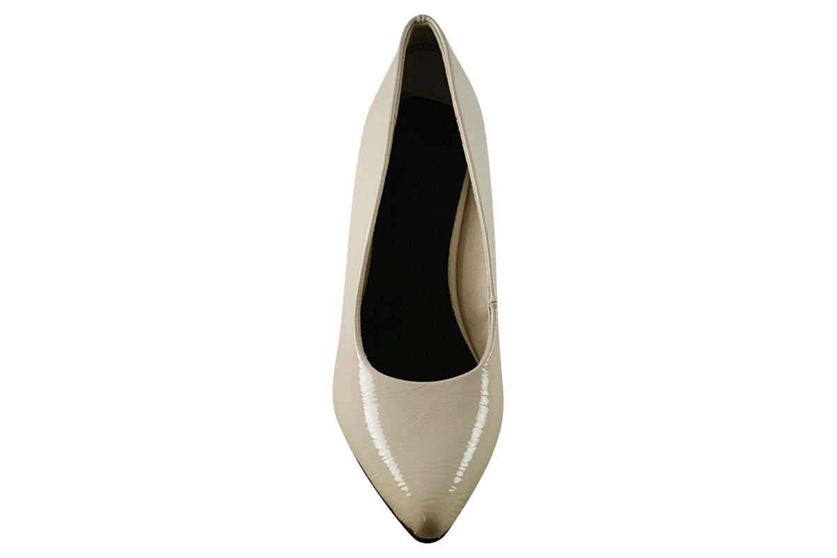 marco tozzi blaze 5 22415 29 cream patent womens shoes top