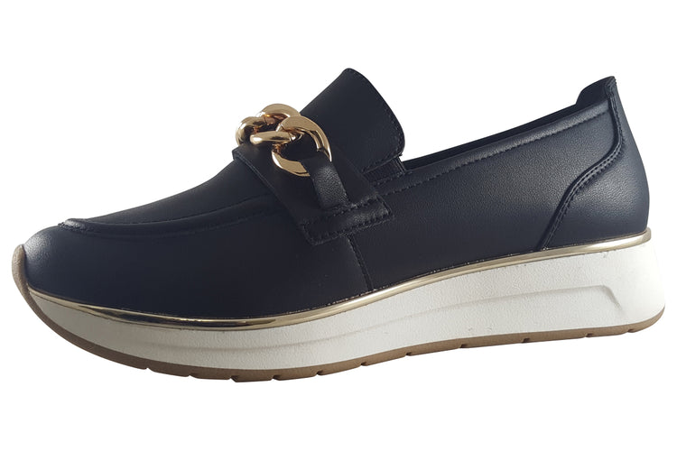 Marco Tozzi Cora 24734-42 Black/Gold Womens Shoes