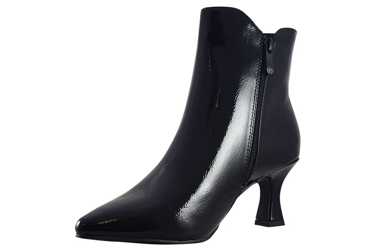 Marco Tozzi Ditsy 25318-41 Black Patent Womens Boots