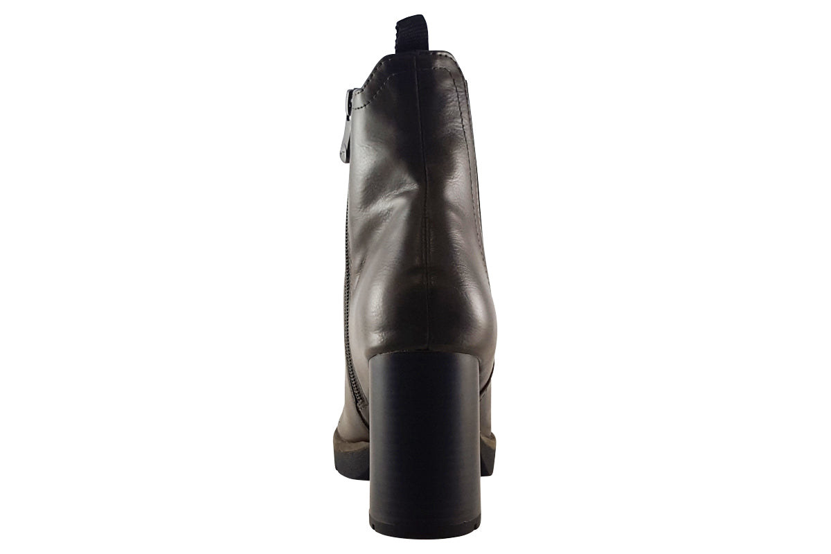 marco tozzi ellen 25463 29 olive combi womens boots back
