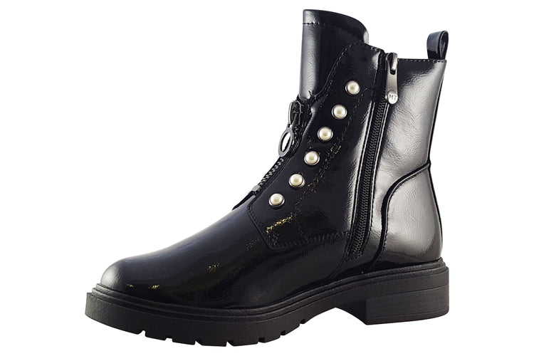 Marco Tozzi Flyer 25332-29 Black Patent Womens Boots