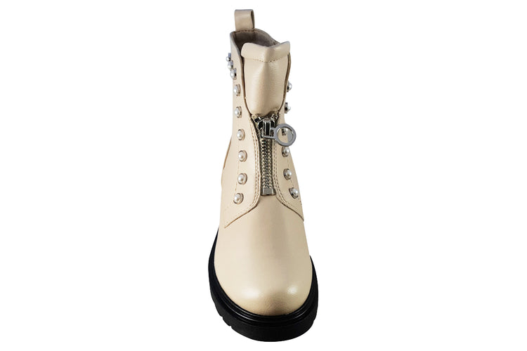 Marco Tozzi Flyer 25332-29 Cream Womens Boots
