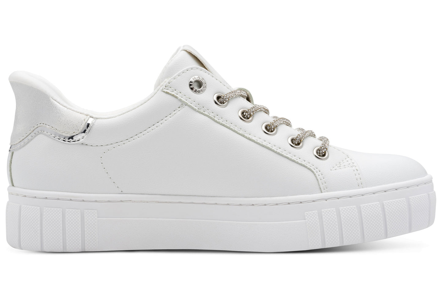 Marco Tozzi Glitz Step In 23741-46 197 White Comb Womens Fashion Trainers