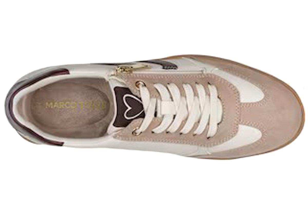 Marco Tozzi Laurel 23739-44 461 Cream/Bord Womens Fashion Trainers