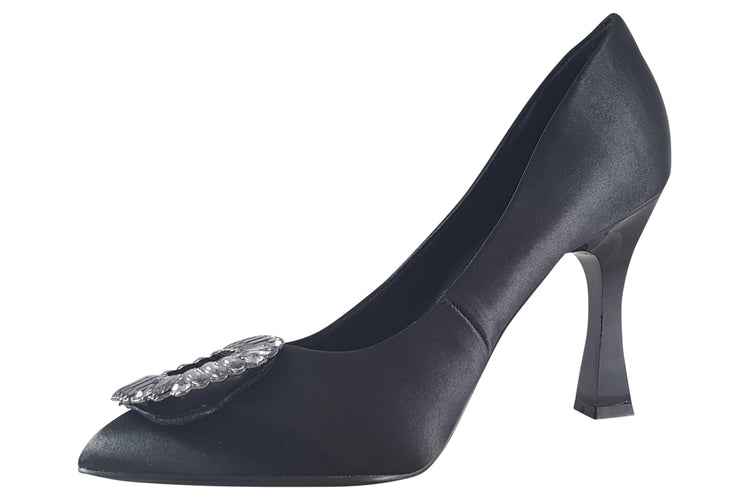 Marco Tozzi Lowe 22421-20 Black Satin Womens Shoes
