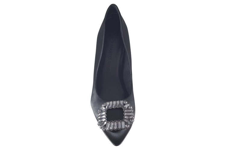 Marco Tozzi Lowe 22421-20 Black Satin Womens Shoes