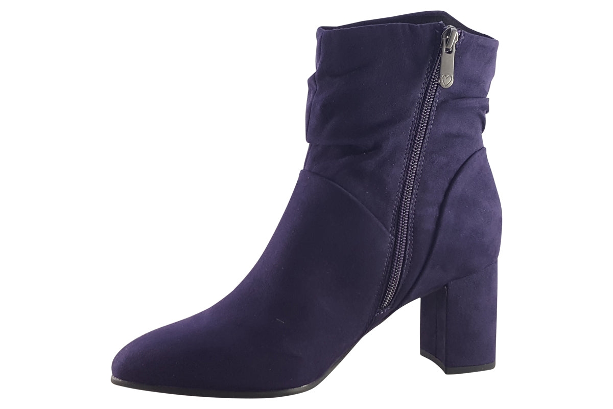 marco tozzi melinda purple womens boots left