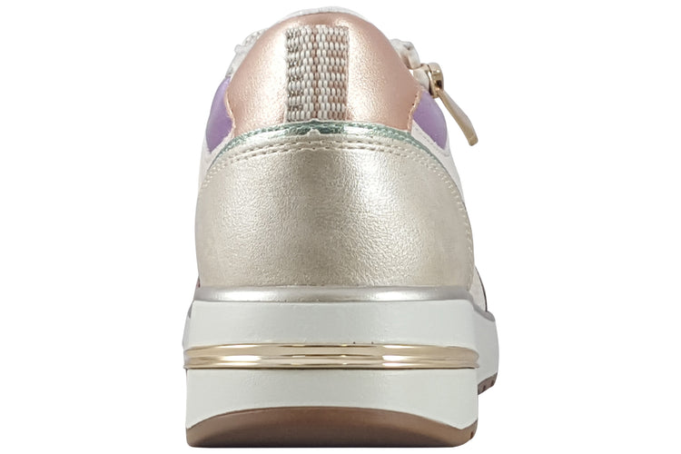 Marco Tozzi Minnie 23754-44 Cream Combi Womens Fashion Trainers
