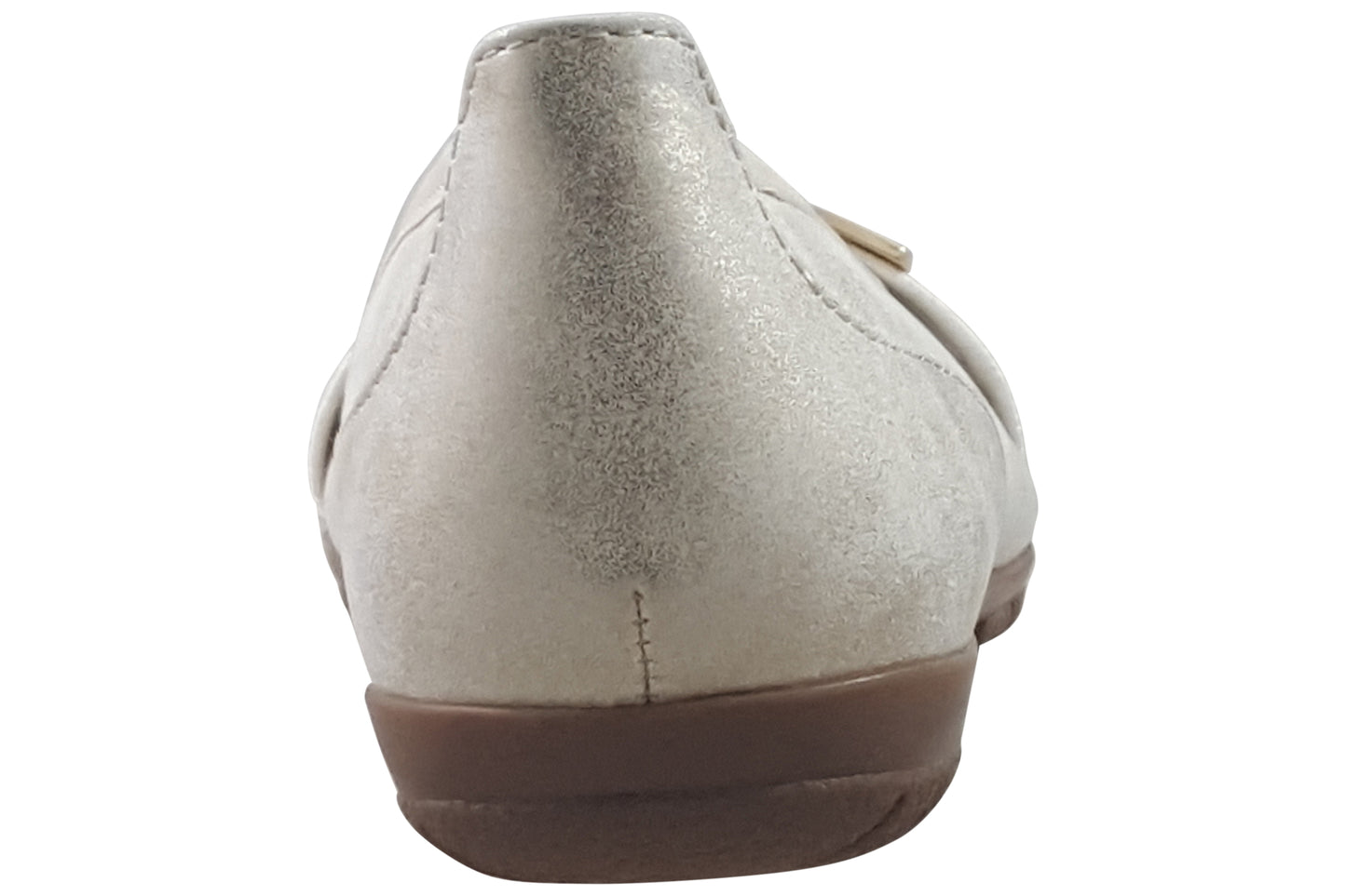 marco tozzi molly anne dune metallic womens shoes back