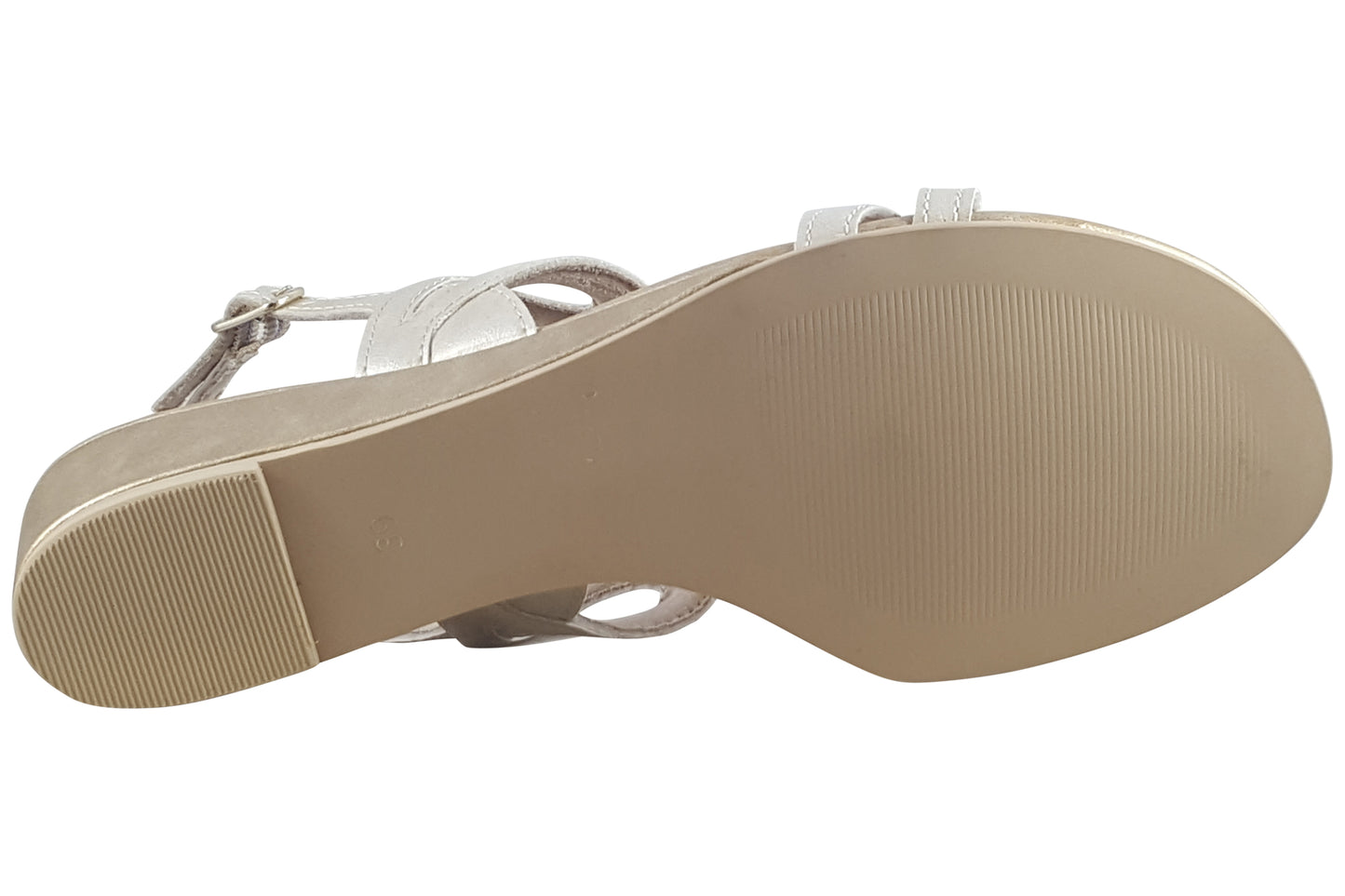 marco tozzi nora 28200 44 gold combi womens sandals sole