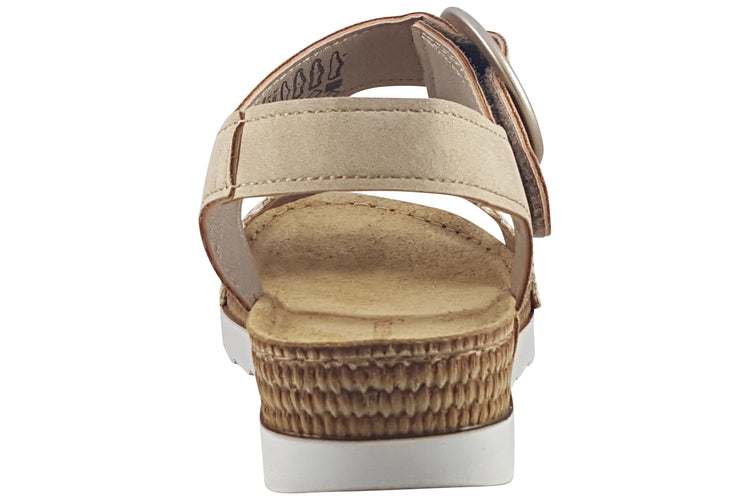 Marco Tozzi Olive 28780-44 Dune Combi Womens Sandals