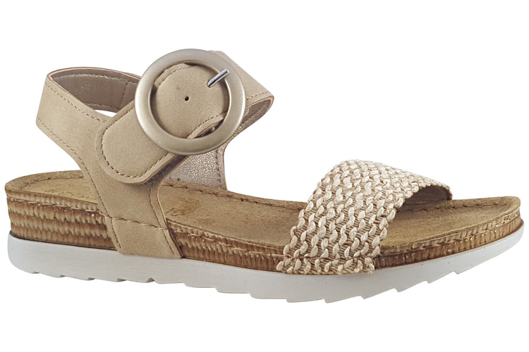 Marco Tozzi Olive 28780-44 Dune Combi Womens Sandals